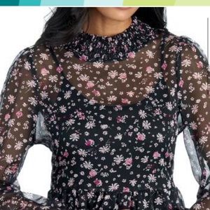 NWT Sale!! BCBGeneration Ruffled Chiffon Top. LG